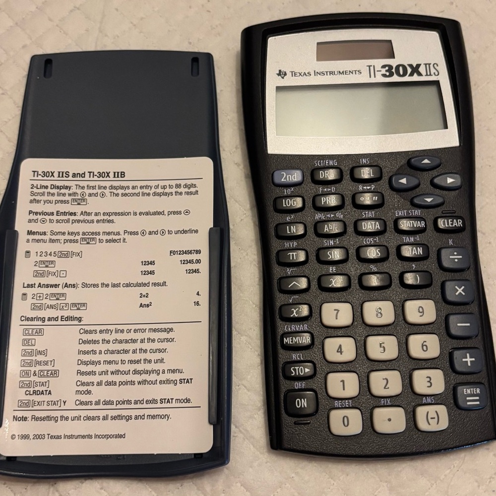 Texas Instruments TI-30X IIS Scientific Calculator